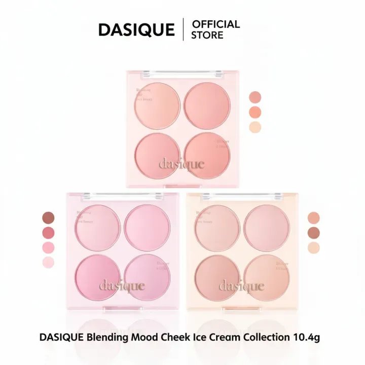 dasique Blending Mood Cheek #07 #08 #09 บลัชออนปัดแก้ม เนื้อนุ่มไม่ฝืดผิว เกลี่ยง่าย ติดทนสวยตลอดวัน