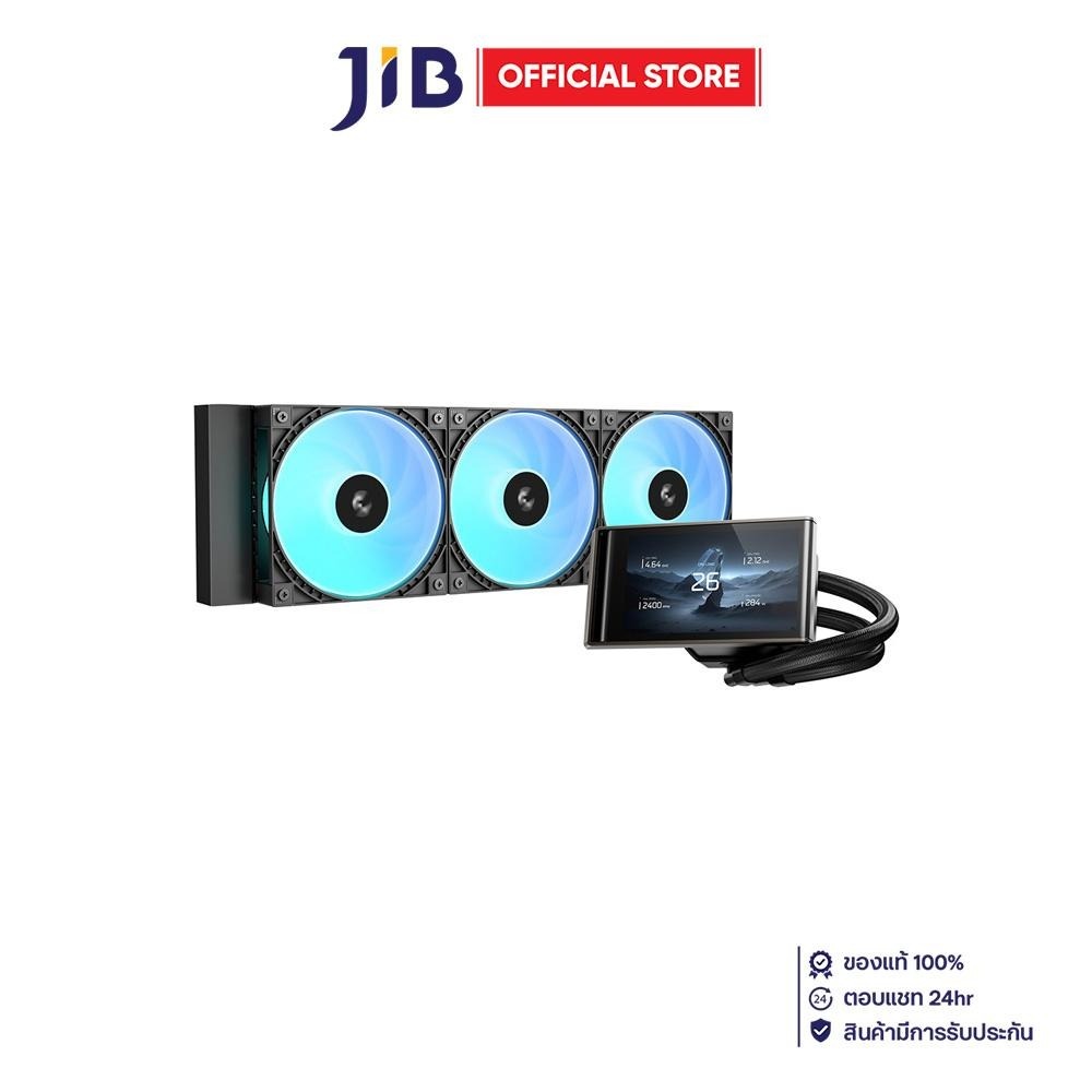 CPU LIQUID COOLER (ระบบระบายความร้อนด้วยน้ำ) DEEPCOOL LT360 VISION ARGB - BLACK