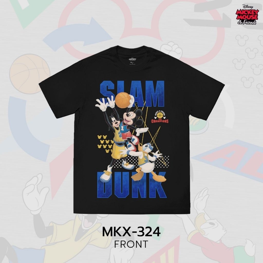 เสื้อ Disney ลาย Mickey mouse สีดำ ลิขสิทธิ์แท้  ( MKX-324 ) ราคา ถูกที่สุด ดีลบีเคเค แกลเลอรีภาพที่ 2