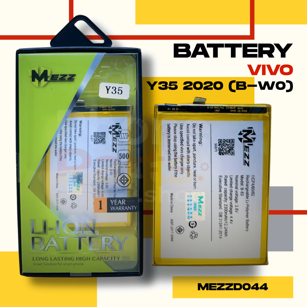 แบตเตอรี่ Battery VIVO Y35 2020 (B-W0)