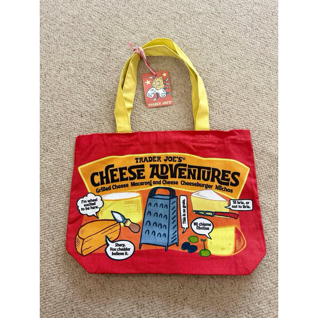 (พร้อมส่ง) Trader Joe’s Cheese Adventures Tote Bag
