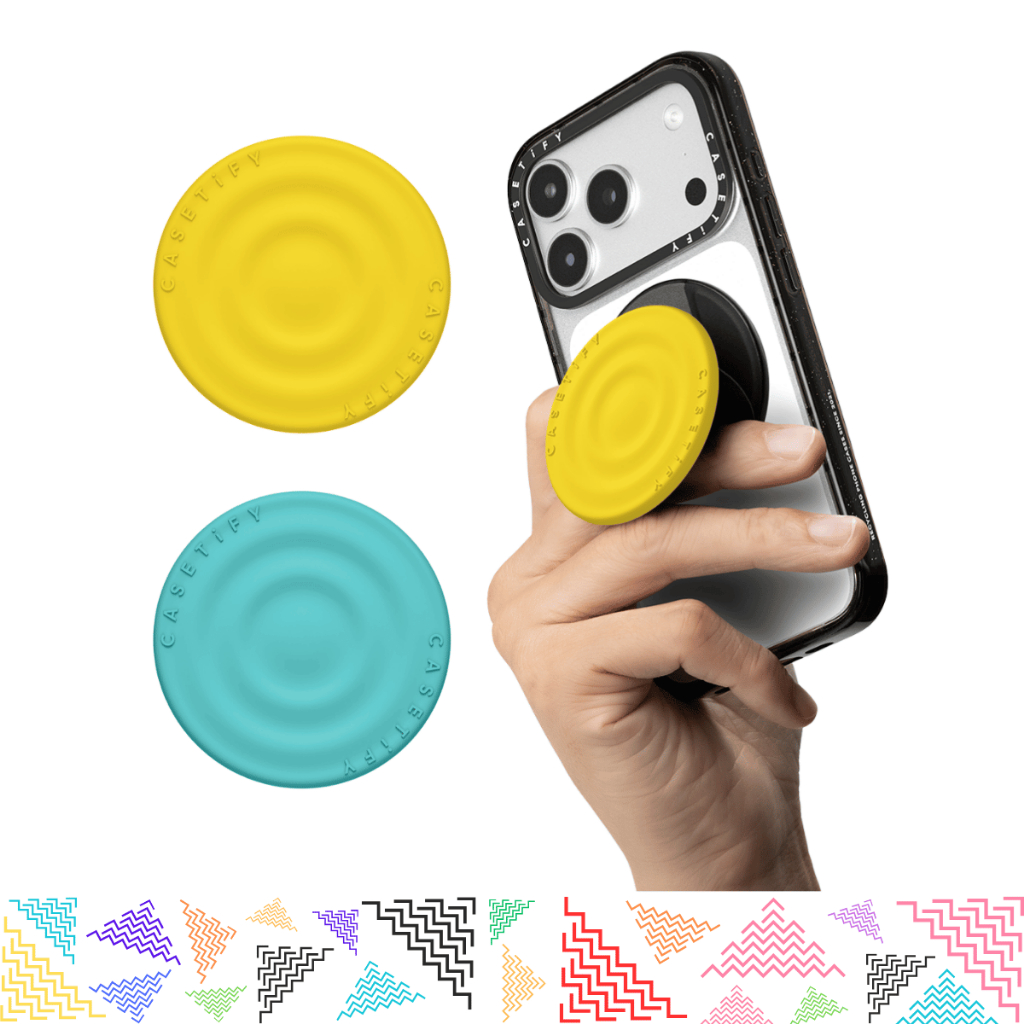อุปกรณ์ CASETiFY | Snappy™ Ripple Grip Stand [CHROMATIC:FORMS & HUES] แท้ พร้อมส่ง