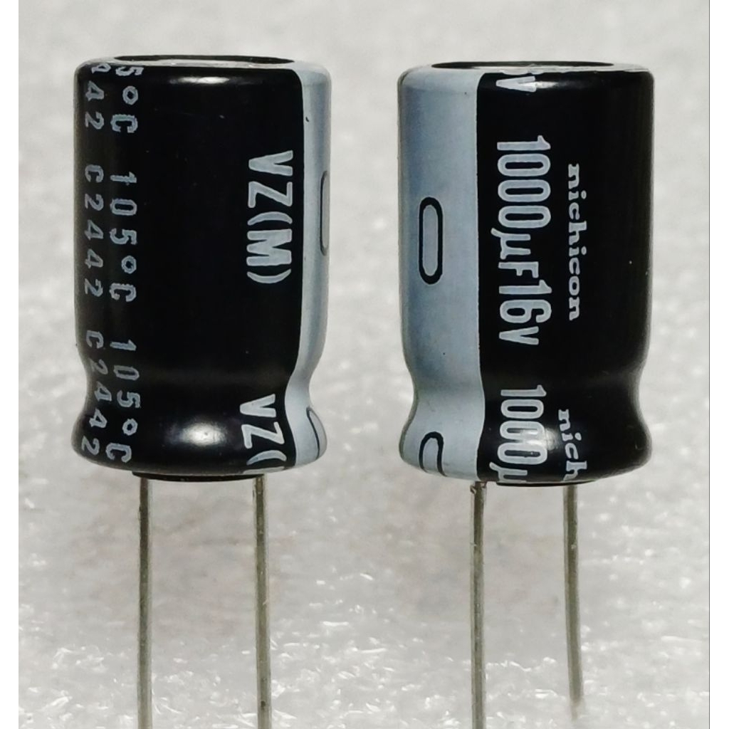 Nichicon VZ 1000uf 16v 105° capacitor ตัวเก็บประจุ คาปาซิเตอร์