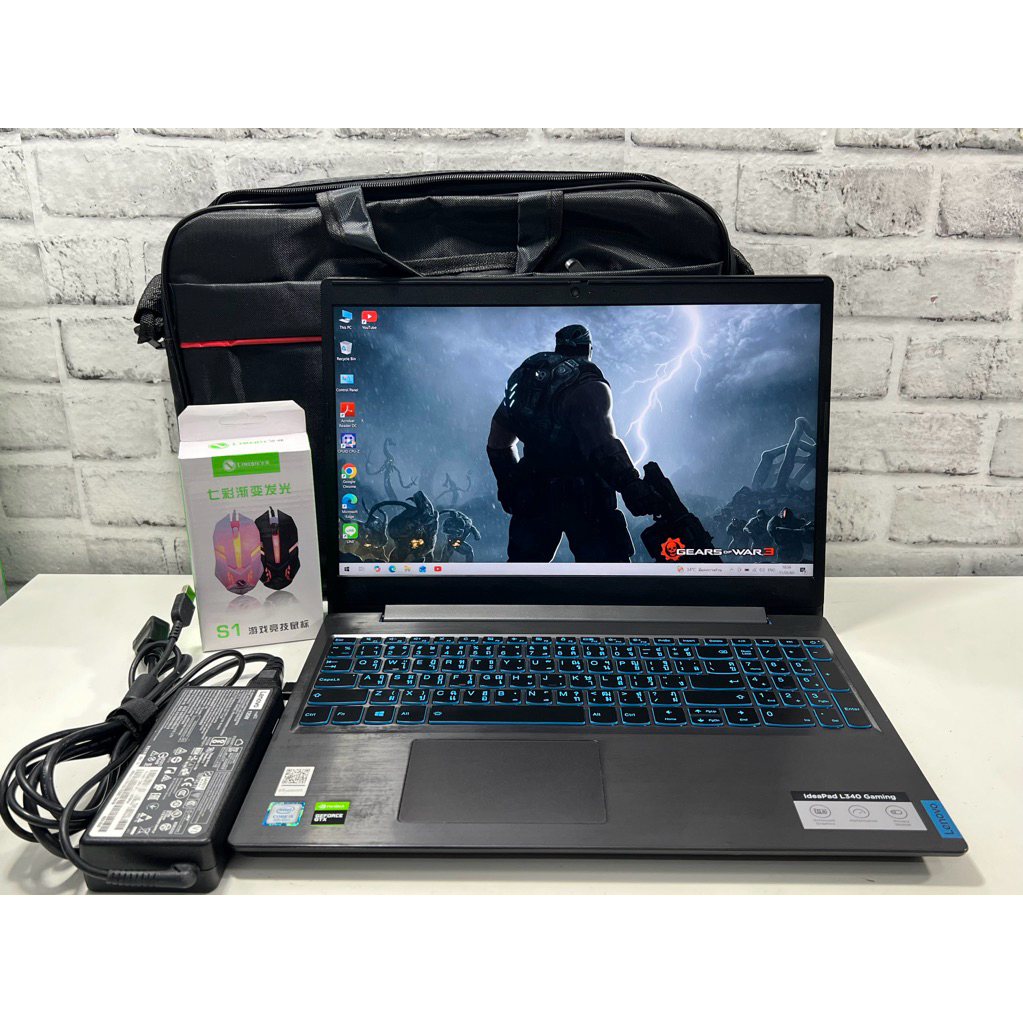 โน๊ตบุ๊คมือสอง Lenovo ideapad L340 I5 Gen9 M.2 512gb+HHD 500gb แรม 16gb NVIDIA GeForce GTX 1050  แบต
