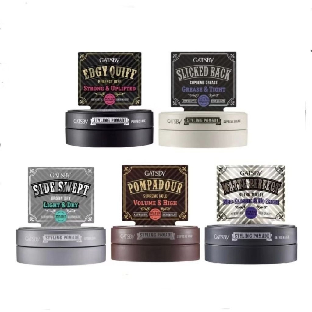 GATSBY Styling Pomade - เนรมิตทรงผมสไตล์วินเทจและโมเดิร์นคลาสสิก​ยกระดับความหล่อด้วย GATSBY Styling Pomade ผลิตภัณฑ์จัดแ