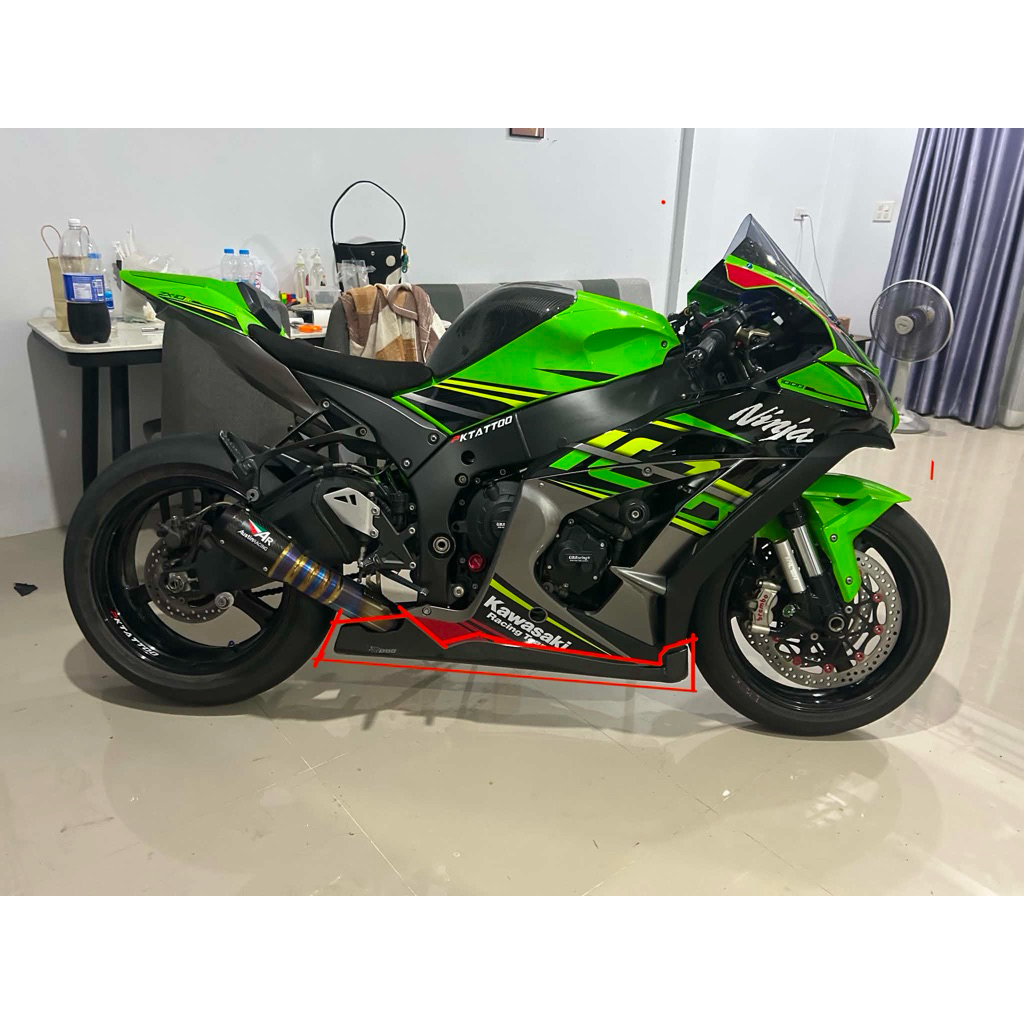 zx10r อกล่าง ZX10R    ของแต่งคาร์บอนแท้สำหรับ Ninja งานสวยเหมือนรถแข่ง ตัวจริงหล่อมาก น้ำหนักเบา แข็
