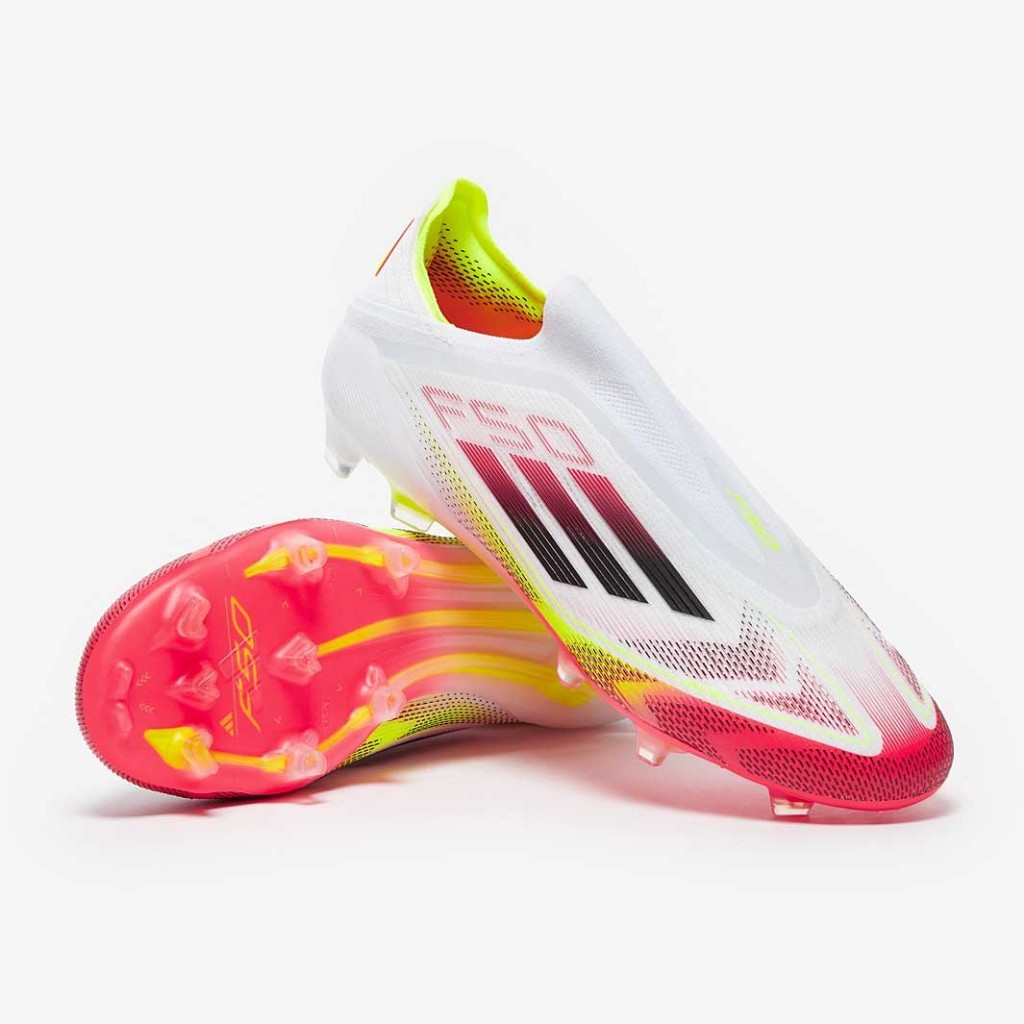 สตั๊ด รองเท้าฟุตบอลไร้เชือก Adidas F50 Elite Laceless FG