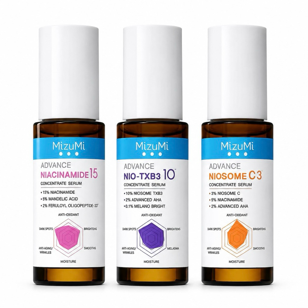 (1 ขวด) เซรั่ม มิซึมิ MizuMi Advance Niacinamide 15 / Nio-TXB3 / Niosome C Concentrate Serum 30 กรัม