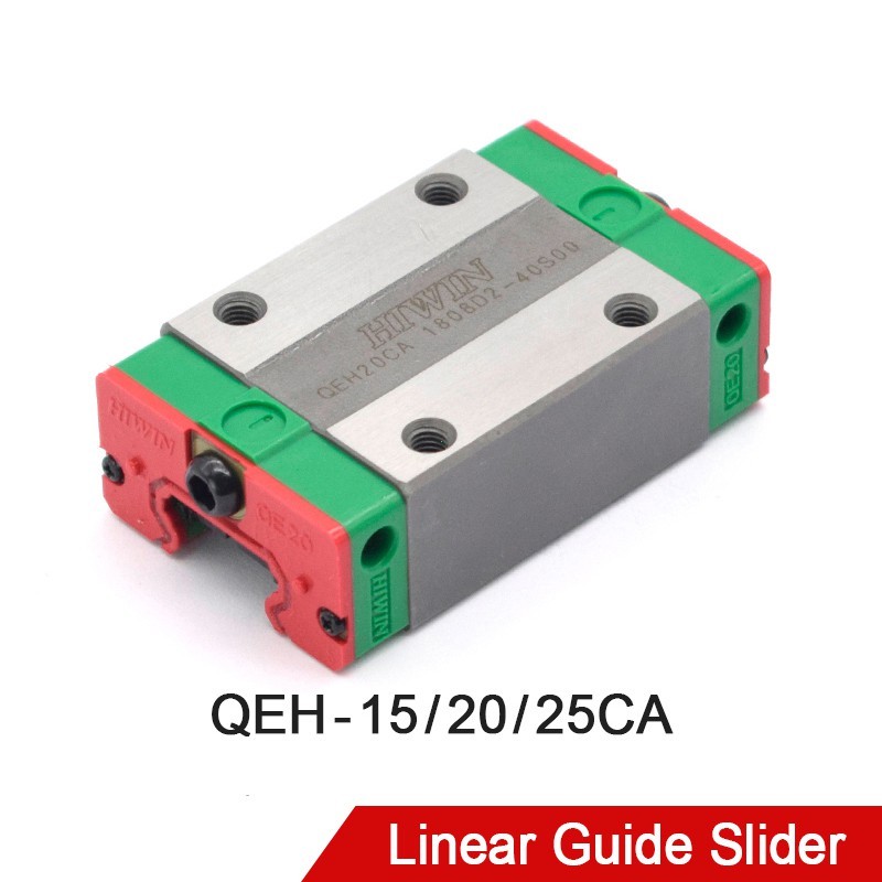 ตลับลูกปืน QEH 15 20 25 HI WIN ตัวเลื่อน Linear Guide Slider สำหรับ เครื่องพิมพ์อิงค์เจ็ท Linear Rail CNC