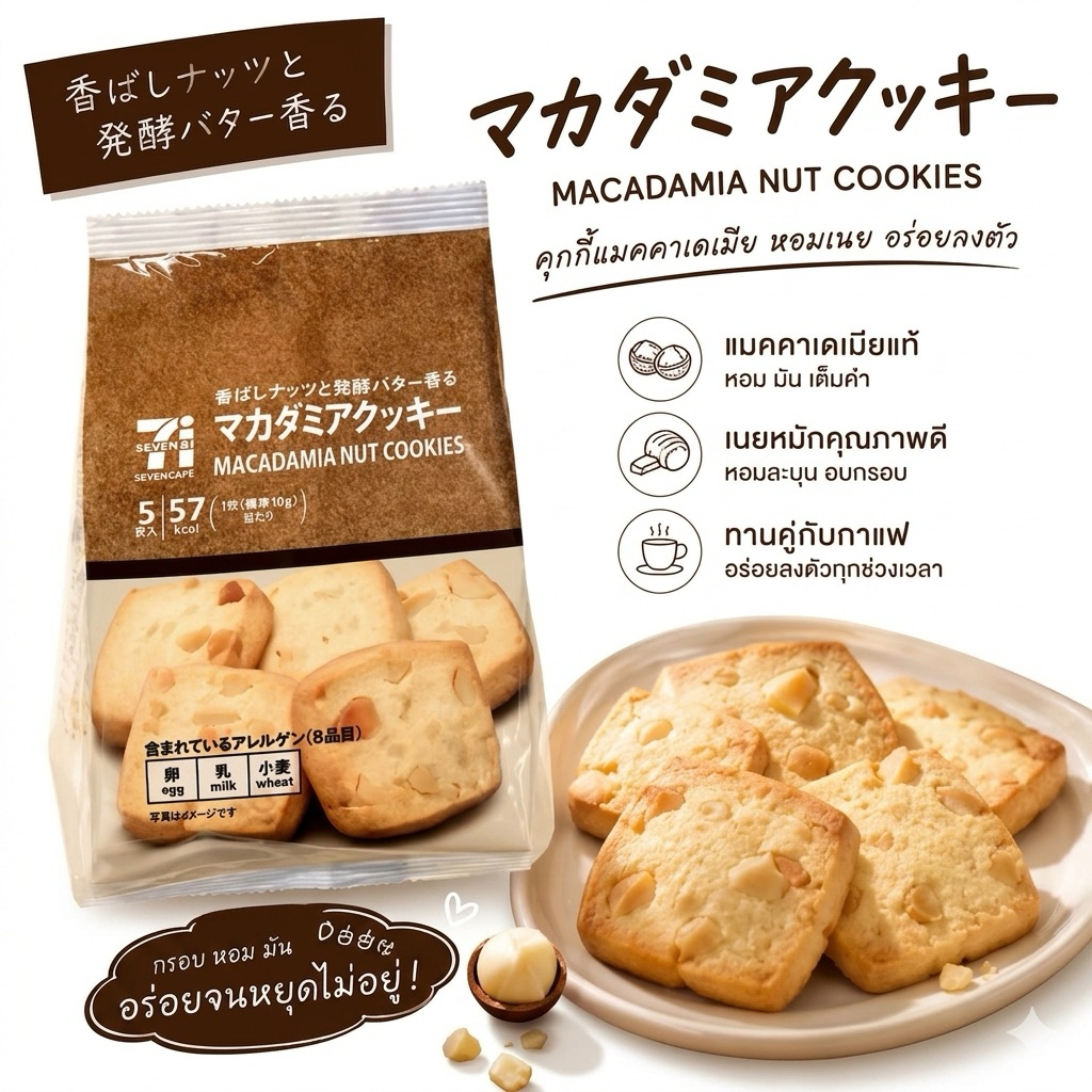 MACADAMIA NUT COOKIES