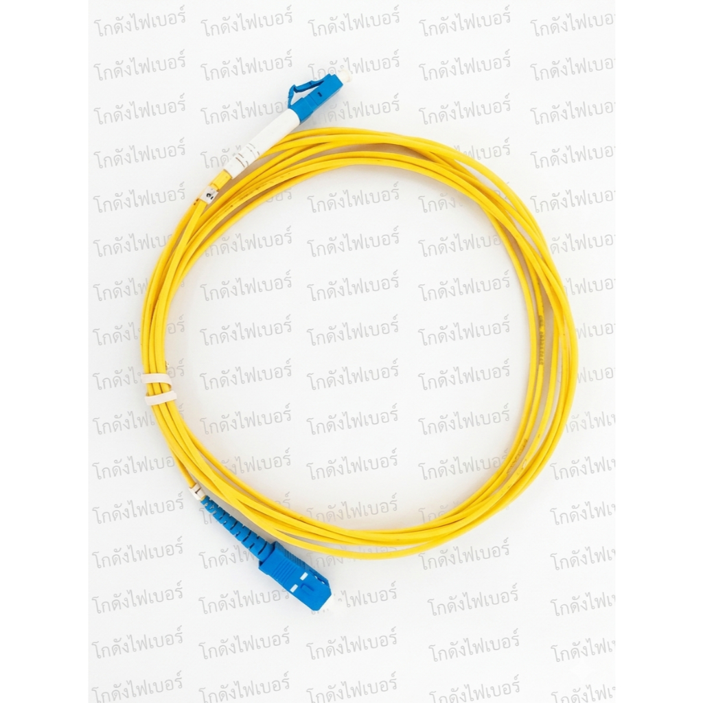สายไฟเบอร์ออฟติก Patchcord SCUPC-LCUPC SM Simplex 2.0mm LSZH 4 Meters