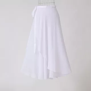 Ballerina Chiffon Wrap Skirt Long Lyrical Dance Skirt for Stage, Practice & Performances