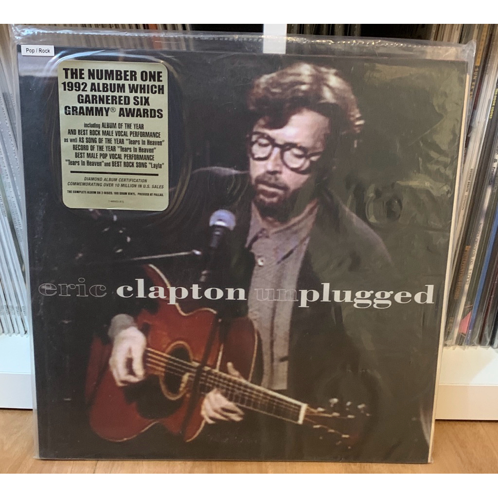 eric clapton unplugged 33rpm-2lp