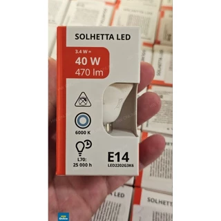 IKEA หลอดไฟ โคมไฟ LED อิเกีย E14 SOLHETTA ซูเฮตต้า