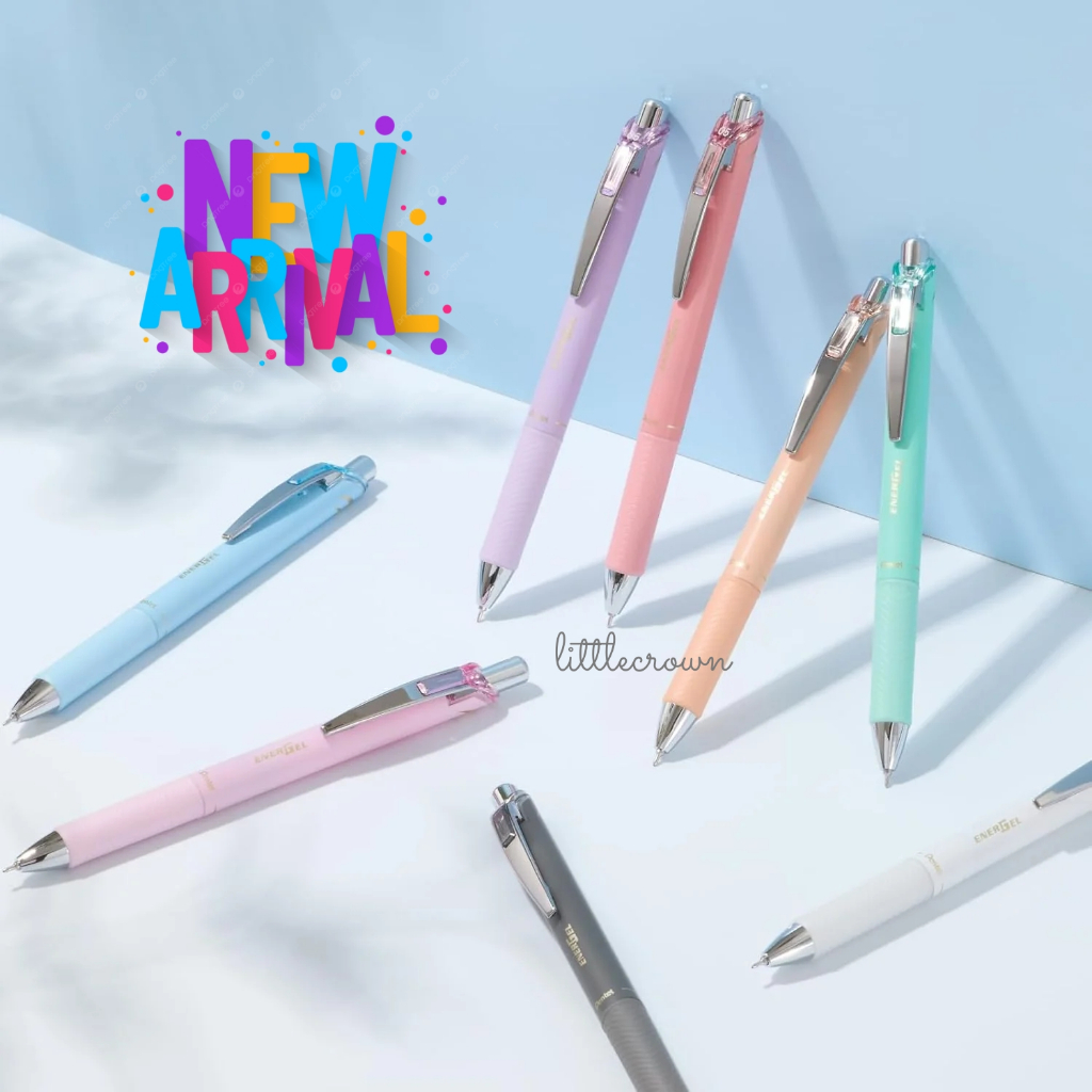 ( เพิ่มลายใหม่ ปี 2026 ) ปากกาเจล 0.5mm Pentel Energel Collection จากญี่ปุ่น