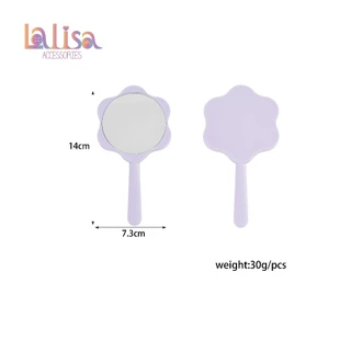กระจกพกพาดีไซน์ดอกไม้น่ารัก สีพาสเทลส mirror JT080