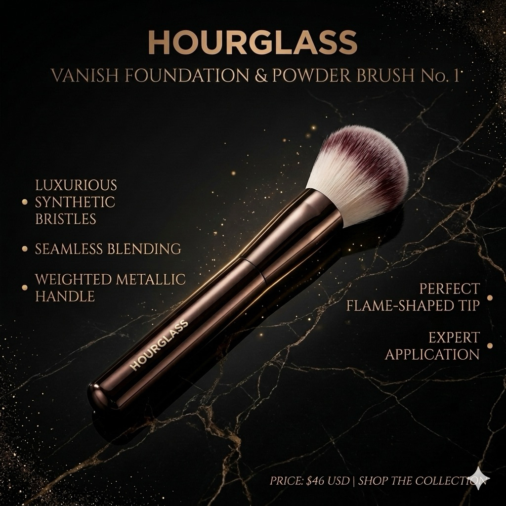 HOURGLASS แท้/พร้อมส่ง No.1 Powder Brush แปรงแต่งหน้า