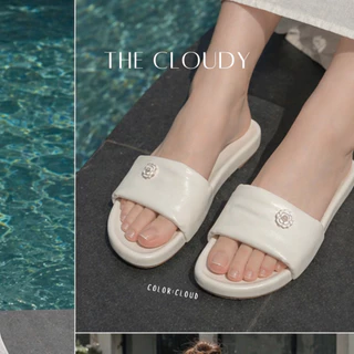 The Cloudy - Souta☁️ รองเท้าแฟชั่นผู้หญิง แบบสวม หนังนิ่ม พื้นนุ่ม >> ไซส์ 35-45*หน้าเท้าอวบแนะนำไซส์+1*