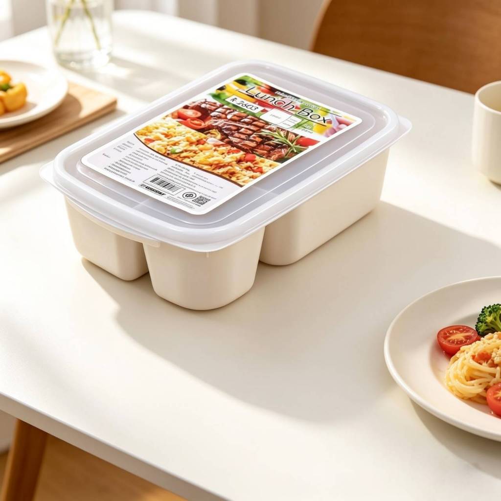 กล่องถนอมอาหารหรือกล่องข้าว (Lunch Box) 3 ช่อง Keyway รุ่น: R-2603