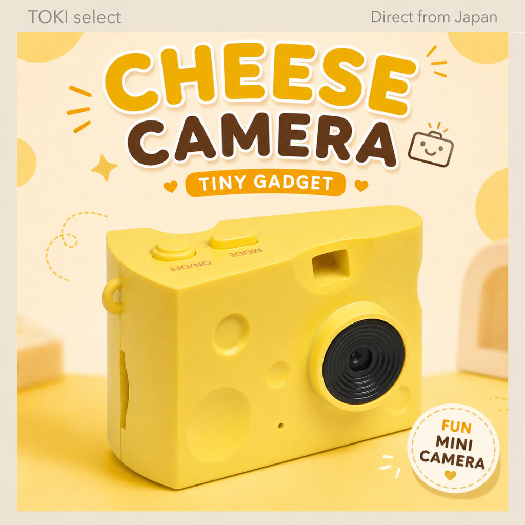 Kenko DSC Pieni Cheese Mini Digital Toy Camera Funny Tiny Gadget Camera Photo Video