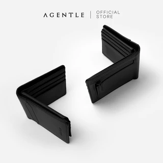AGENTLE - 2FOLD Magnetic Closure Wallet [Multi-Layer] หนังวัวแท้ Top-Grain ใบสั้นผู้ชาย