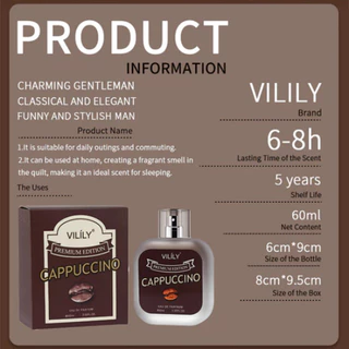 🔥【สินค้าแท้】VILILY น้ำหอมกลิ่นช็อกโกแลต Premium Edition 60ml ติดทนนาน สำหรับชายและหญิง หรูหรา ซับซ้อน เหมาะทุกโอกาส