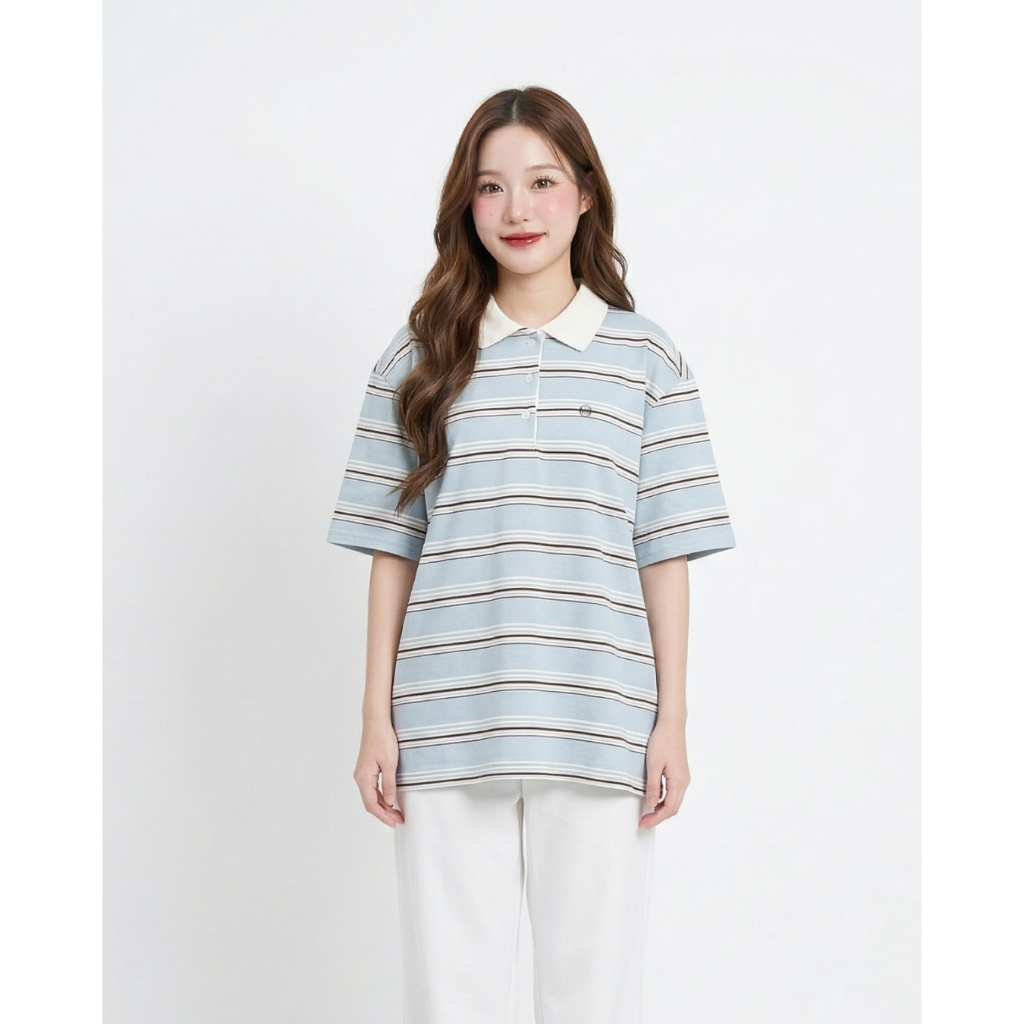 Andy Shirt เสื้อเชิ้ตคอปก ทรงโอเวอร์ไซส์ Miladi