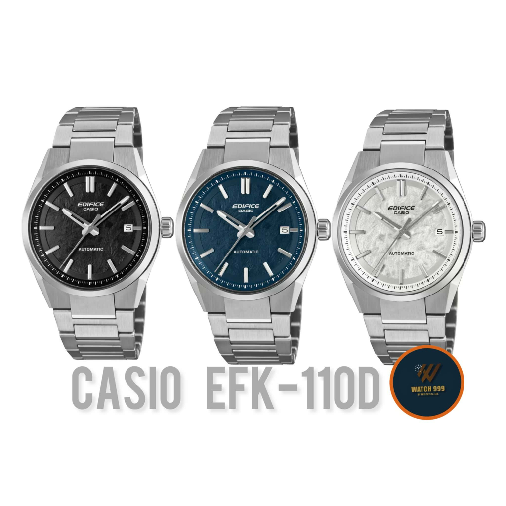 นาฬิกา Casio Edifice รุ่น EFK-110D (Automatic) สสำหรับผู้ชาย กันน้ำ100m ของแท้ 100% รับประกันศูนย์cm