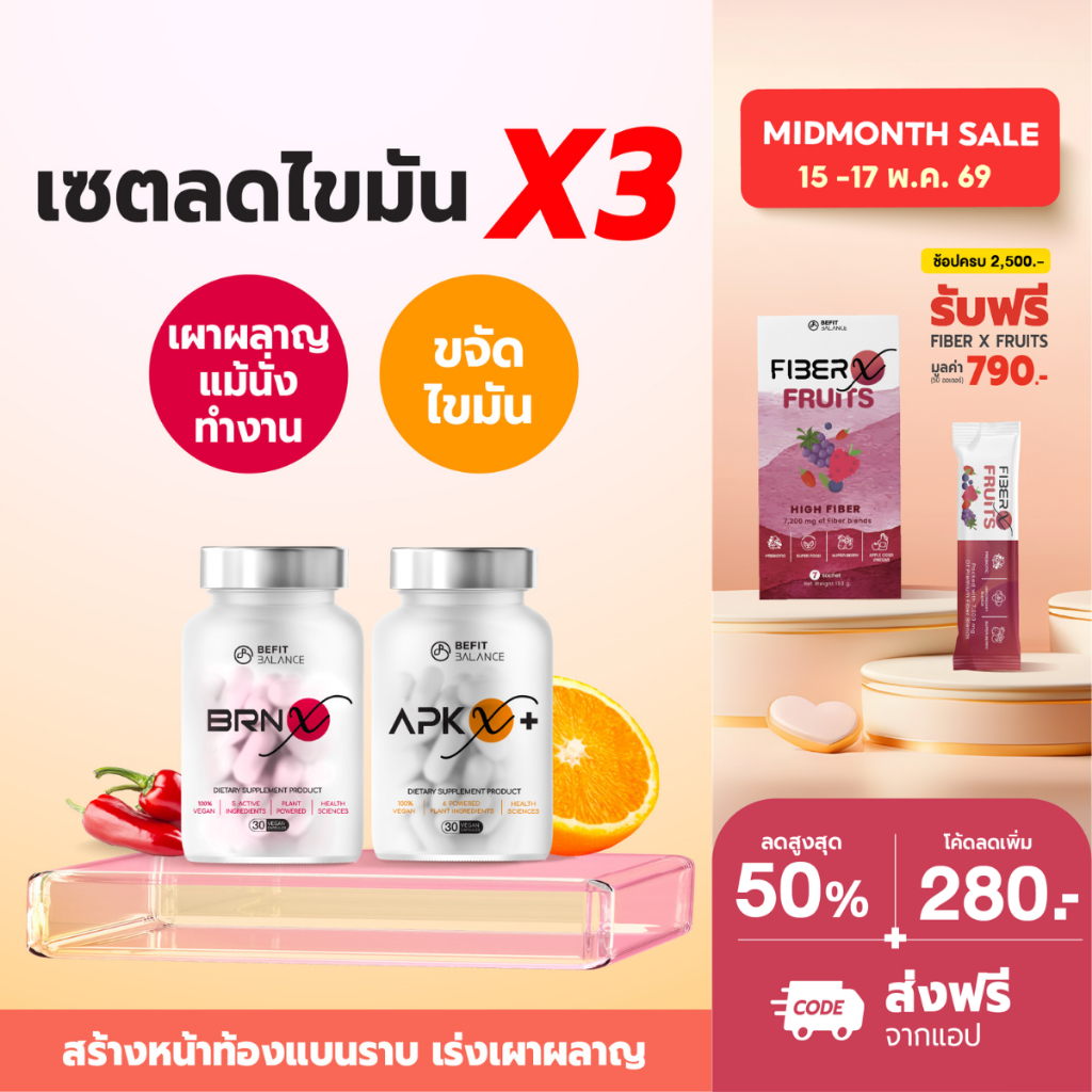BEFITBALANCE เซตซ่อมเตา x3  APK X+ & BRN X