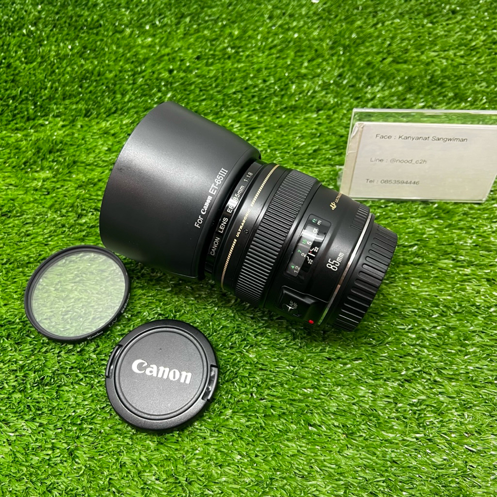เลนส์ Canon EF 85mm F1.8 หมดประกันร้าน สภาพดี