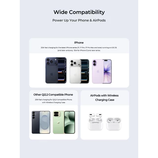 AUKEY LC-MC411 แท่นชาร์จไร้สาย MagFusion Titan 4-in-1 Wireless Charger Qi2.2 25W