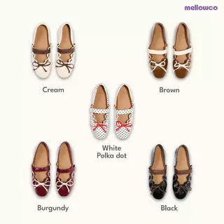 Mellowco รุ่น Mara Ballet Flat รองเท้าบัลเล่ต์หนังพรีเมียม M12-J5043