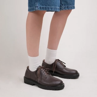 รองเท้าหนังแท้ ทรงคลาสสิคสไตล์ Military Derby รุ่น Basic No.02