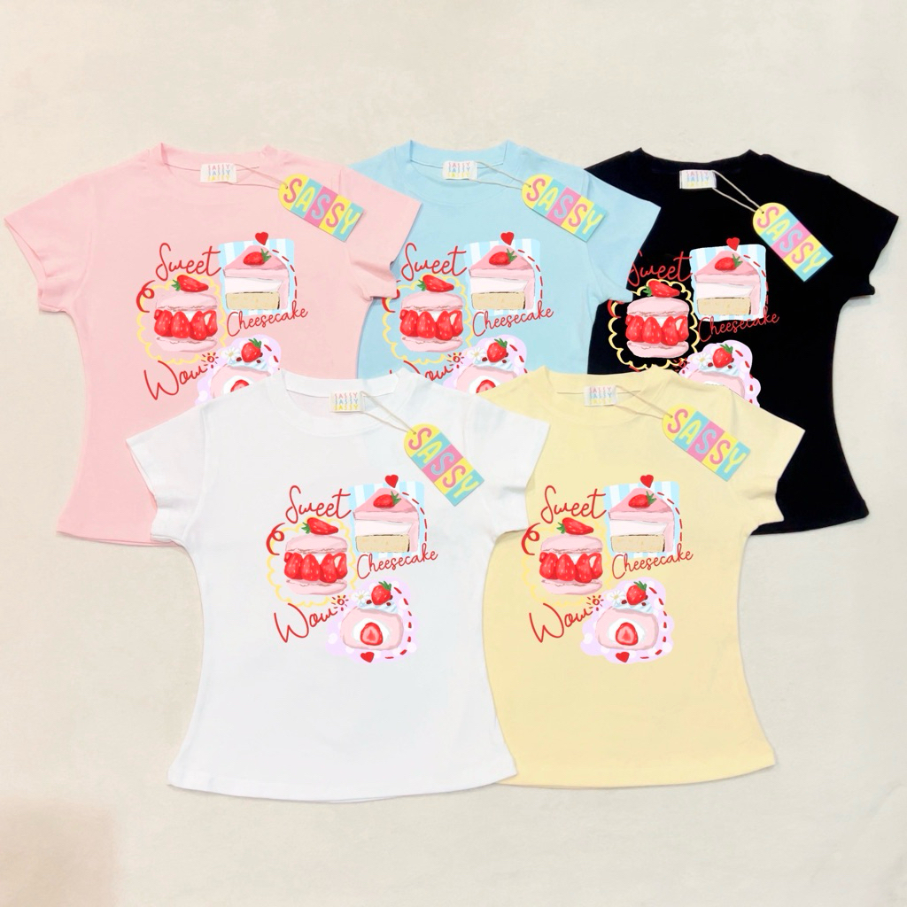 #Sassy เสื้อยืดงานป้าย ผ้ายูนิงานสวยมาก ยืดเยอะใส่สบาย
