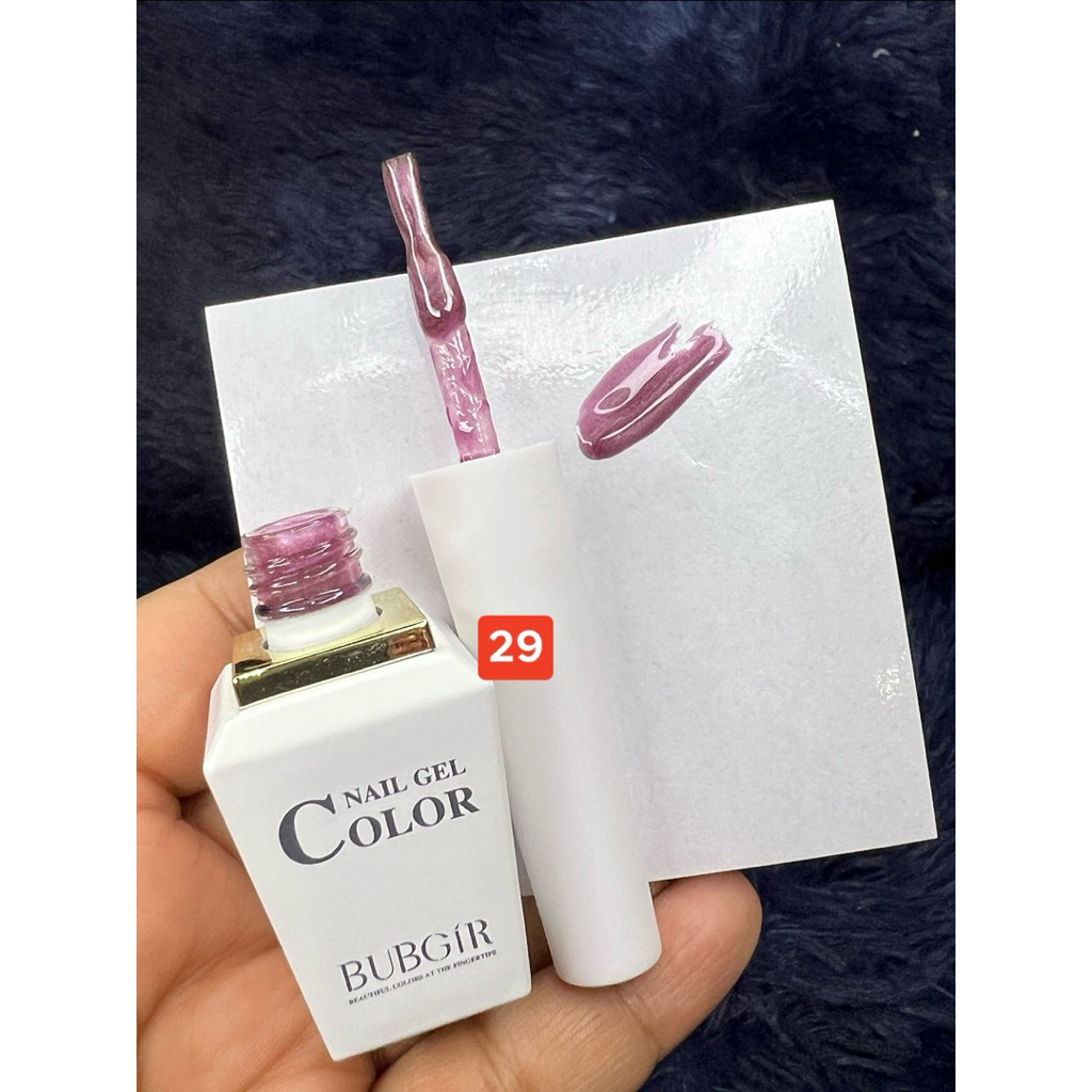 สีลูกแก้วแยกเบอร์ สีกากเพชร BUBGIR 15ml.