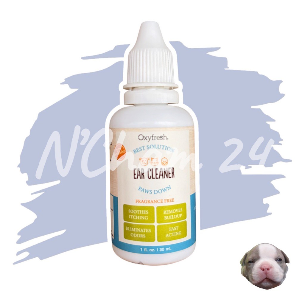 Oxyfresh Pet Ear Cleaner 30ml  ผลิตภัณฑ์ทำความสะอาดช่องหูสูตรอ่อนโยน