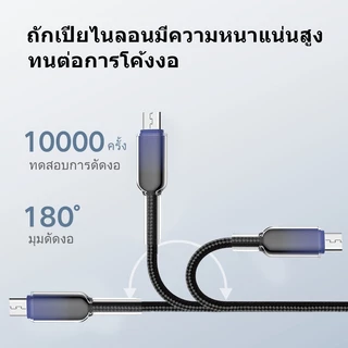 ไมโคร USB เพื่อ USB 3.0 รุ่นรองรับสายชาร์จอย่างรวดเร็วสำหรับโทรศัพท์ Android / สาย QC3.0