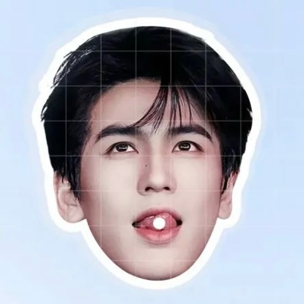 พร้อมส่ง จางหลิงเฮ่อ หัวโต + หลอดดูด Zhang Linghe