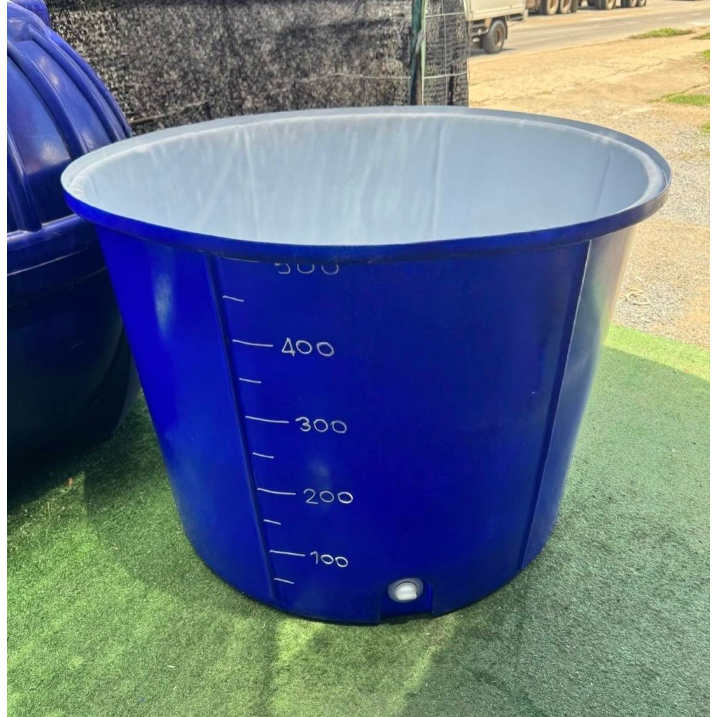 อ่างกรมพลาสติกขนาด500ลิตรถังน้ำทรงกลม500ลิตรถังเก็บน้ำพลาสติกอ่างน้ำ