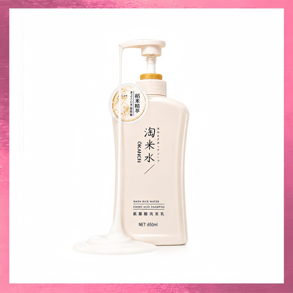 Shampoo O'galini Taomi Water Amino Acid แชมพูสระผม ครีมนวดตัว ให้ความชุ่มชื้น 650 ml