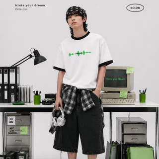 🔮SO.ON Hints Your Dream : Boxy Tee เสื้อยืดโอเวอร์ไซส์ ทรงครอป รุ่น Analog