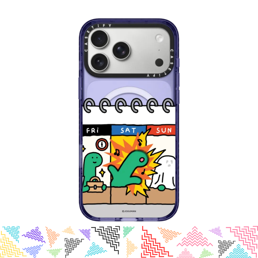 CASETiFY | Recharge SATURDAY [JOGUMAN] For iPhone Samsung แท้