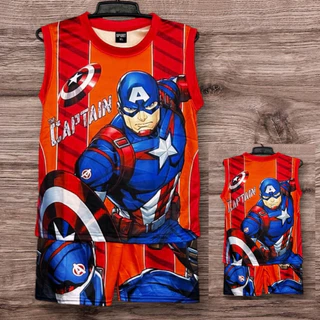 ชุดเด็กแขนกุด เซ็ท 2 ชิ้นเสื้อและกางเกง ผ้านิ่มลื่นใส่สบายๆ