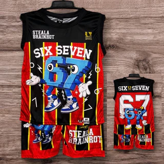 ชุดเด็กแขนกุด เซ็ท 2 ชิ้นเสื้อและกางเกง ผ้านิ่มลื่นใส่สบายๆ