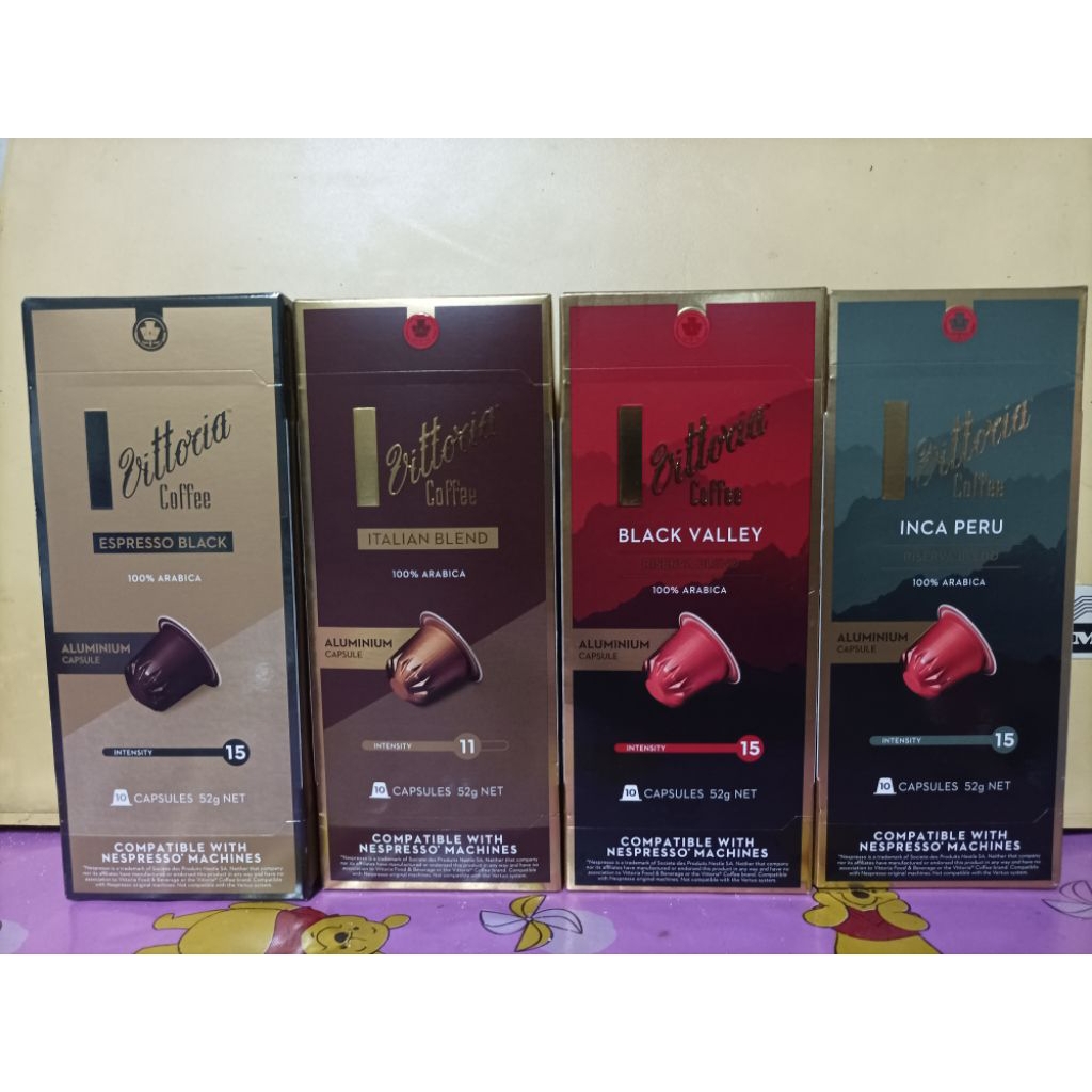 Vittoria Nespresso Capsules สำหรับเครื่องNespresso นำมาจากออสเตรเลีย ของแท้100%