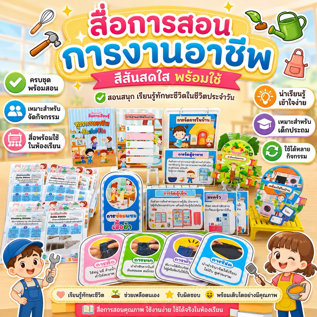 สื่อการสอน การงานอาชีพ