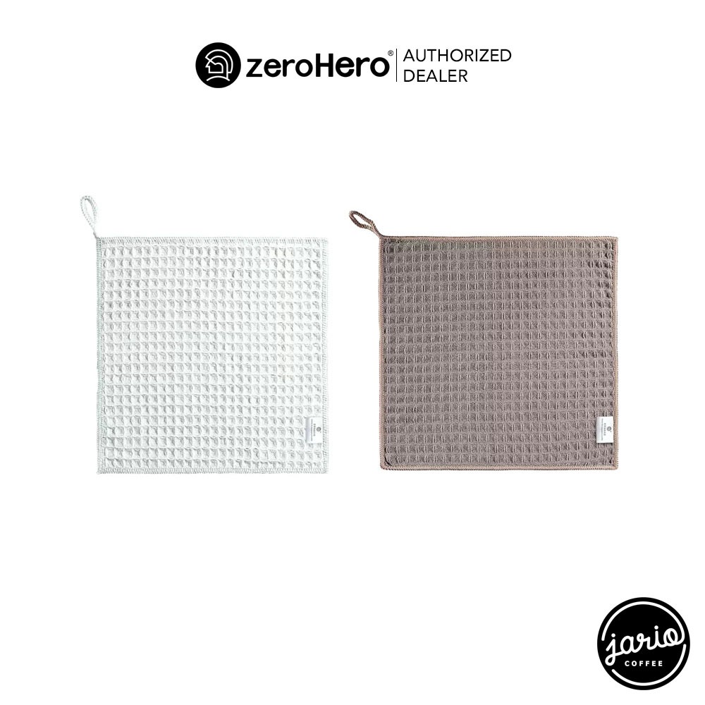 Jario x zeroHero ผ้าทำความสะอาดอุปกรณ์กาแฟ ผ้าทำความสะอาดบาร์กาแฟ zeroHero Towel