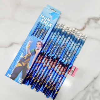 ดินสอลายการ์ตูน 1 กล่องมี 12 แท่งส่งที่ไทย
