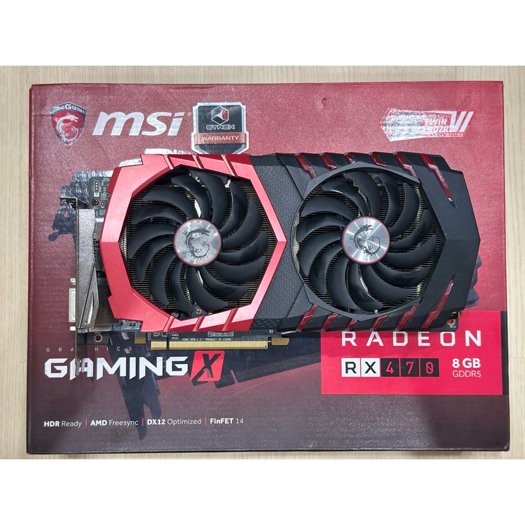 MSI RX470 8GB พร้อมใช้งาน อ่านรายละเอียดก่อนสั่งซื้อ (มีของพร้อมจัดส่ง)