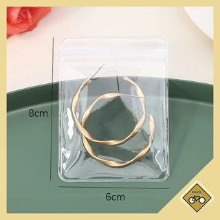 ถุงซิปล็อก PVC ใส 20ชิ้น ถุงเก็บเครื่องประดับ ปิดผนึก กันฝุ่น สำหรับสินค้าชิ้นเล็ก สร้อยคอ สร้อยข้อมือ ต่างหู